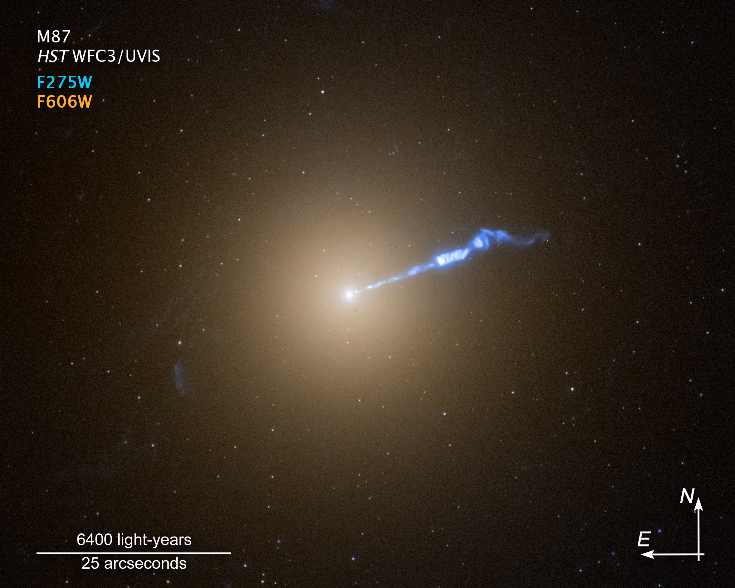 M87 Compass Image - NASA Science